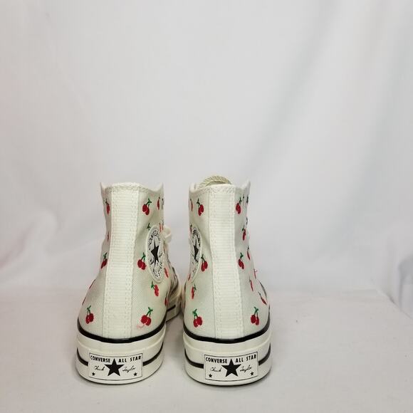 Converse Women's Chuck 70 Cherries Hi Tops Size 7.5 A08863C NWT - Picture 6 of 9